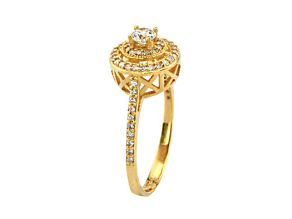 Inel aur alb galben roz pietre diamante speciale modele deosebite - Magazin Bijuterii Lux Aur si Diamante RozaOro